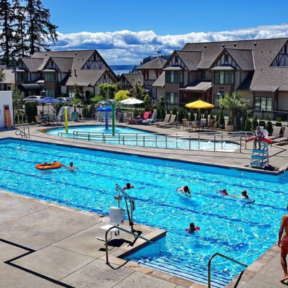 The Pool at Pleasant Beach Village Lynnwood Bainbridge Island
