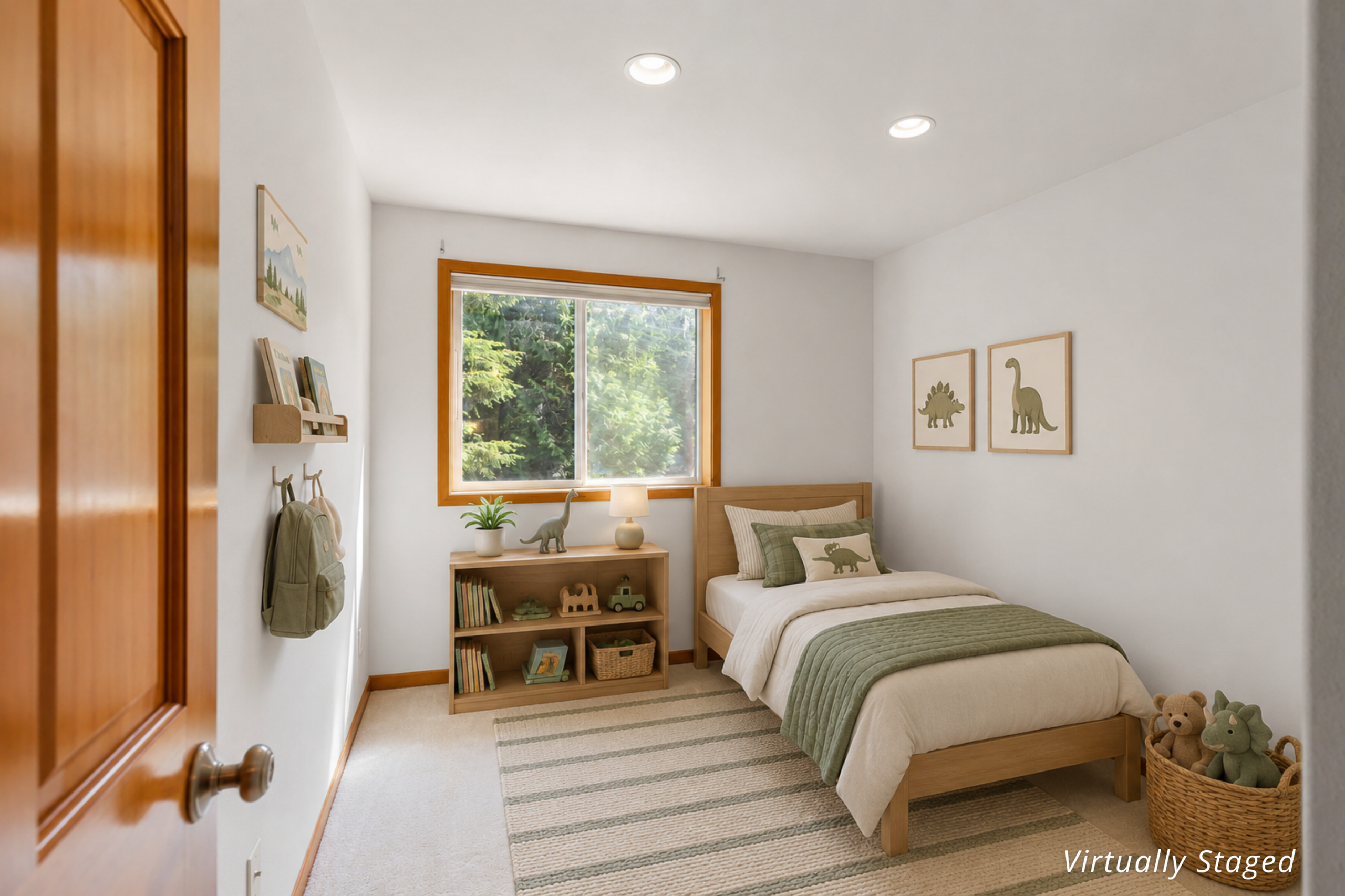 Virtually Staged bedroom 4